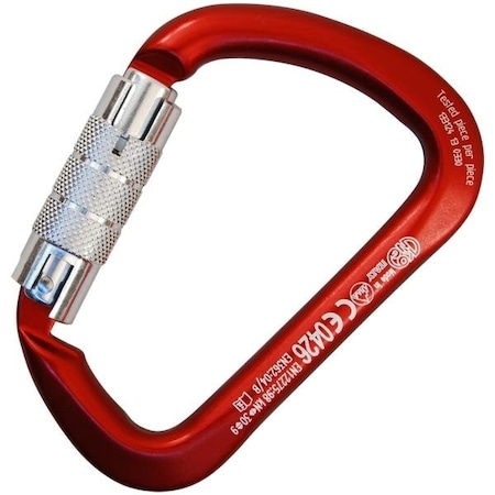 Asymmetric 114 mm Length 26 mm Gate Opening Aluminum Alloy Red